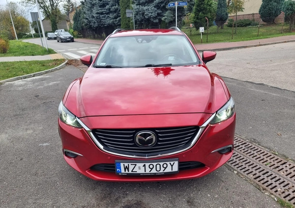 Mazda 6 cena 59900 przebieg: 188000, rok produkcji 2015 z Pruszków małe 631